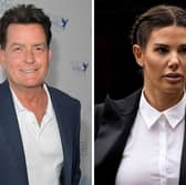 Charlie Sheen and Rebekah Vardy (Getty)