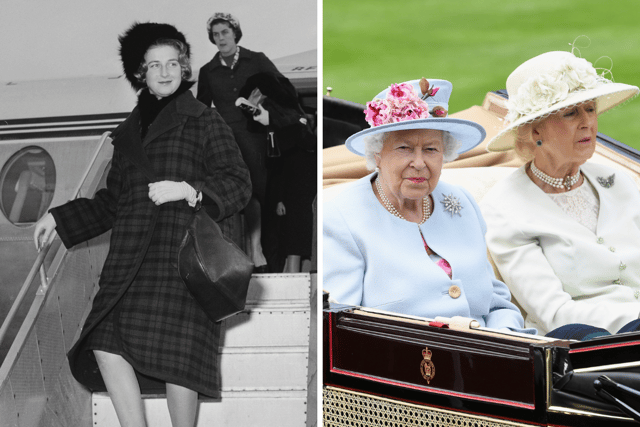 Princess Alexandra of Kent was in the carriage next to Queen Elizabeth II during the monarch's procession after her ascension to the throne (Credit: Getty Images)