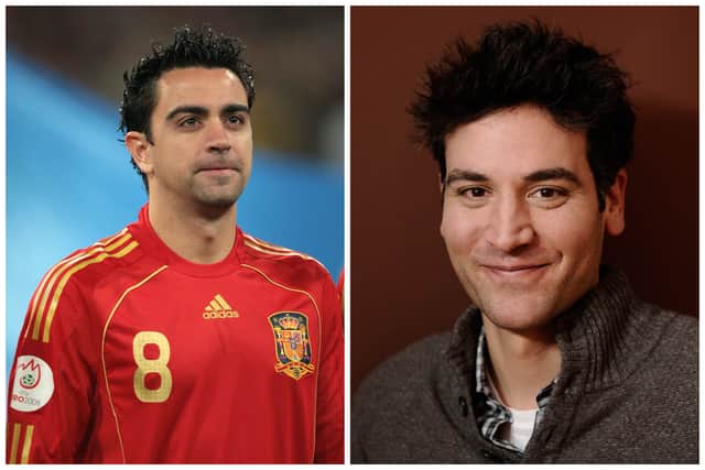 Barcelona manager Xavi has been compared to actor Josh Radnor. (Getty Images)