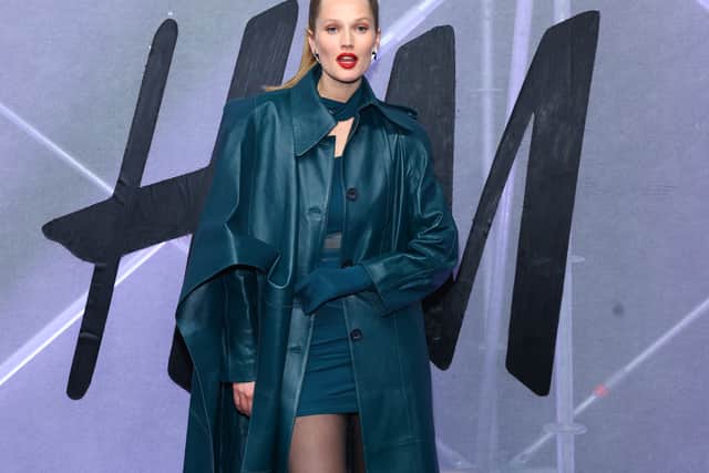 NEW YORK, NEW YORK - APRIL 19: Toni Garrn attends Mugler H&M Global Launch Event on April 19, 2023 in New York City. (Photo by Arturo Holmes/Getty Images)