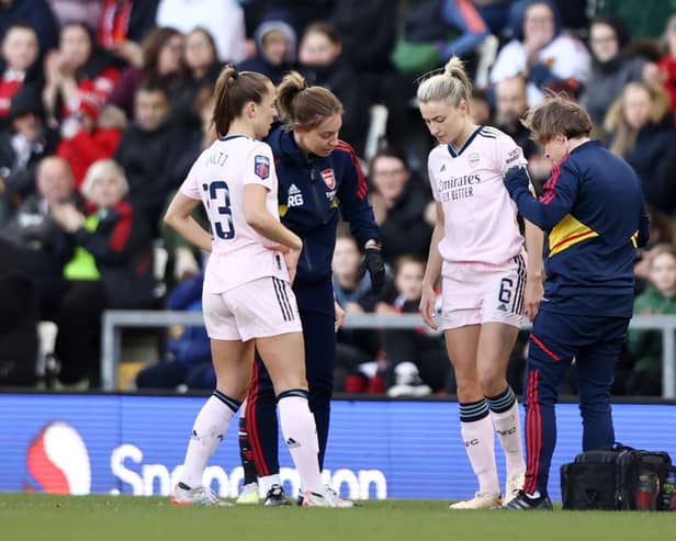 Leah Williamson ruptured her ACL, Arsenal have confirmed 
