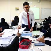 Rishi Sunak has announced plans to make maths mandatory for students up to the age of 18 (Image: Getty)