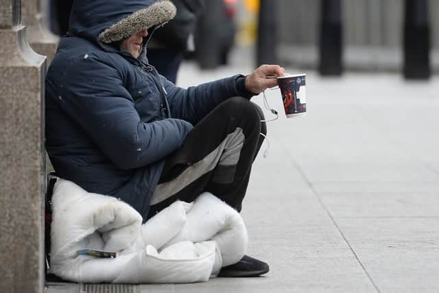 More than 1,300 homeless people died across the UK last year, according to research by social justice group the Museum of Homelessness. Credit: PA 