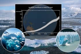The accelerating melt of Earth’s ice sheets is causing sea levels to rise faster, a scientist has warned. (Photo: NationalWorld/Kim Mogg/Adobe Stock/Planetary visions for ESA/NASA/IMBIE) 