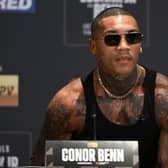 Conor Benn during the Eubank Jr/Benn press conference in August 2022