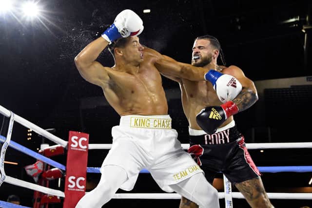 Chase DeMoor toyed with boxing last year in a celebrity exhibition (Pic:Getty)