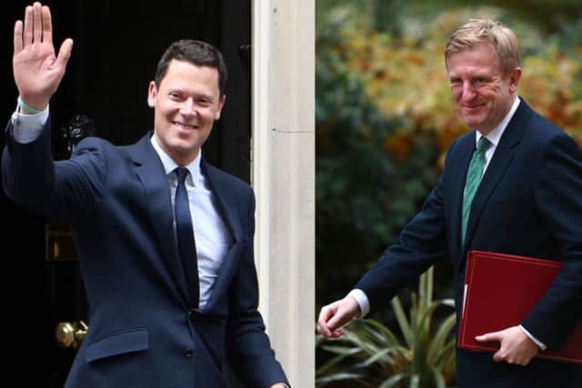 Alex Chalk and Oliver Dowden will be replacing Dominic Raab as Justice Secretary and Deputy PM. Credit: Getty Images