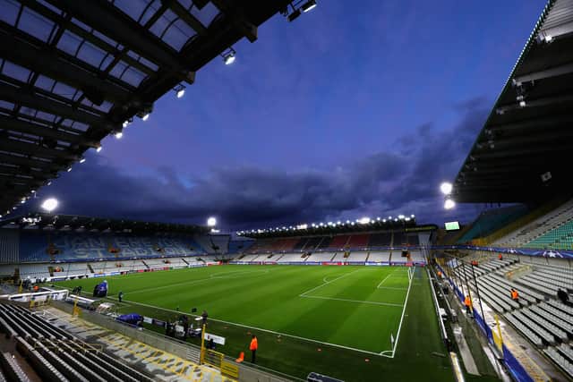 A general view inside the stadium prior to the UEFA Champions League Group G match between Club Brugge KV and FC Porto at Jan Breydel Stadium. (Getty Images)