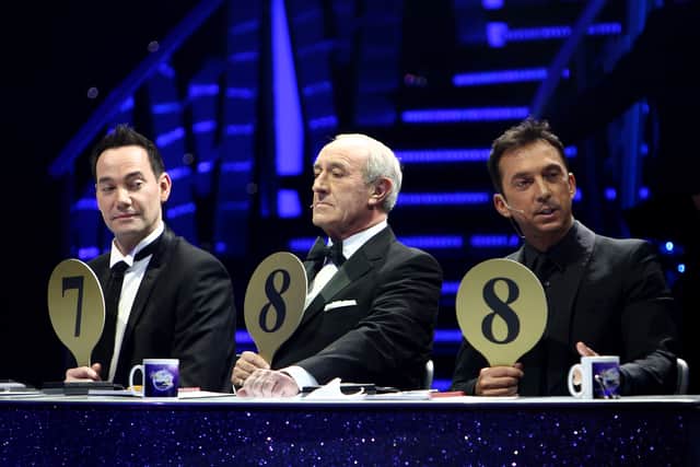 Judges Craig Revel Horwood, Len Goodman and Bruno Tonioli during the final dress rehearsal for the opening of the ‘Strictly Come Dancing Live Tour’ (Photo: PA)