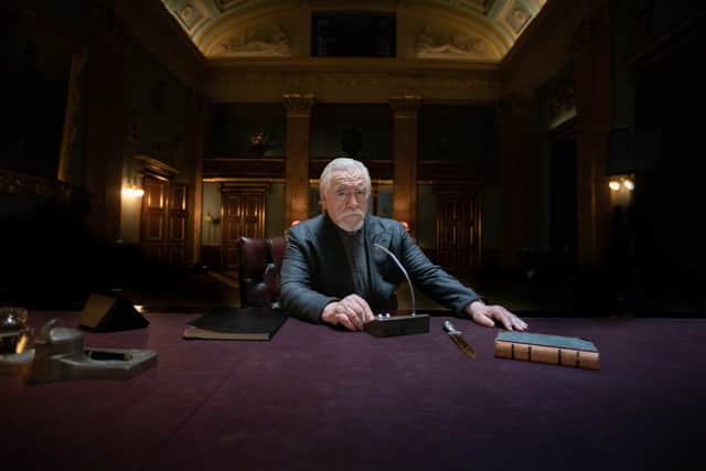 Brian Cox as The Controller in 007’s Road To A Million (Photo: Amazon Prime Video)
