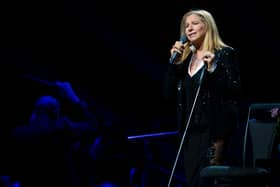 Barbra Streisand performs on the opening night of her "Back To Brooklyn" tour at the Wells Fargo Center on October 8, 2012 in Philadelphia, Pennsylvania. (Photo by Jeff Fusco/Getty Images)