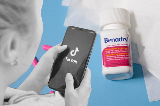 TikTok trend the Benadryl challenge has caused harm or even death to young people.