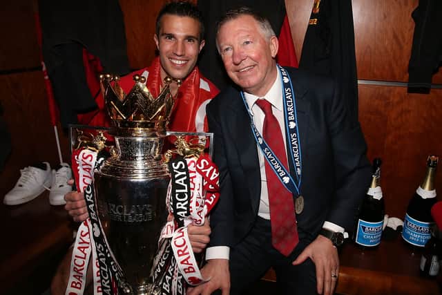 Robin Van Persie played a defining role in Man United’s title winning team of 2013. (Getty Images)