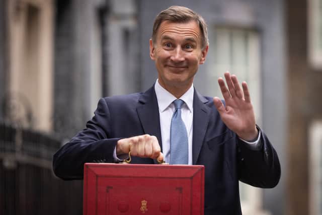 Jeremy Hunt blamed Covid-19 and energy for the higher deficit - but commentators say his party also shares the blame (image: Getty Images)