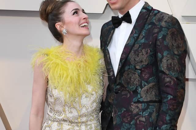 Anna Marie Tendler and John Mulaney at the Oscars in 2019