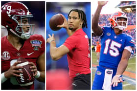 Bryce Young, CJ Stroud and Anthony Richardson are all options for the Carolina Panthers (Images: Getty)