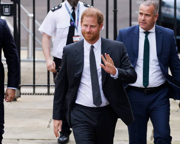 Prince Harry, Duke of Sussex, arrives at the Royal Courts of Justice on 30 March 2023 (Photo: Belinda Jiao/Getty Images)