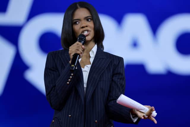 Candace Owens speaks during the Conservative Political Action Conference (CPAC) at The Rosen Shingle Creek on February 25, 2022 in Orlando, Florida. (Photo by Joe Raedle/Getty Images)