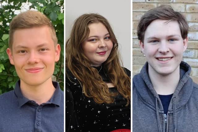 (Left to right): Caleb Heather (image source: Epsom & Ewell Conservative Association), Katharine Macy (Image source: Young Liberals) and Timothy Macy (Image source: LinkedIn)