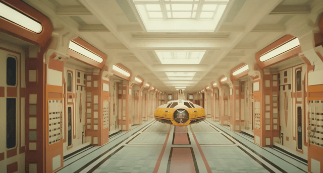 The Galactic Menagerie is a trailer made by artificial intelligence for a Wes Anderson Star Wars film