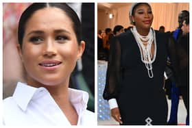 Could Meghan Markle return the favour and host a baby shower for Serena Williams in the near future? Photographs by Getty