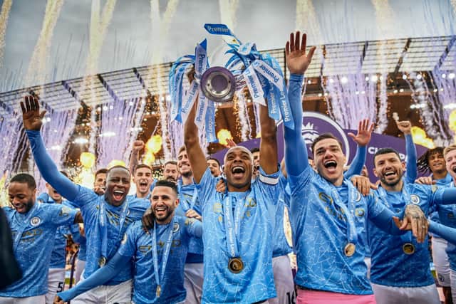 A seventh Premier League title is on the way for Manchester City - Credit: Getty