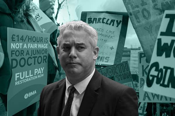 Health Secretary Steve Barclay has called the deal his “final offer”, and has urged the RCN and others holding out to join other health unions in accepting it (Photos: Getty)
