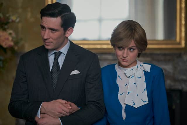 Charles and Diana's awkward interview was recreated in The Crown