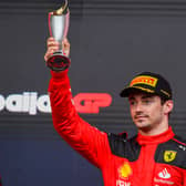 Charles Leclerc finishes in third in Baku Grand Prix