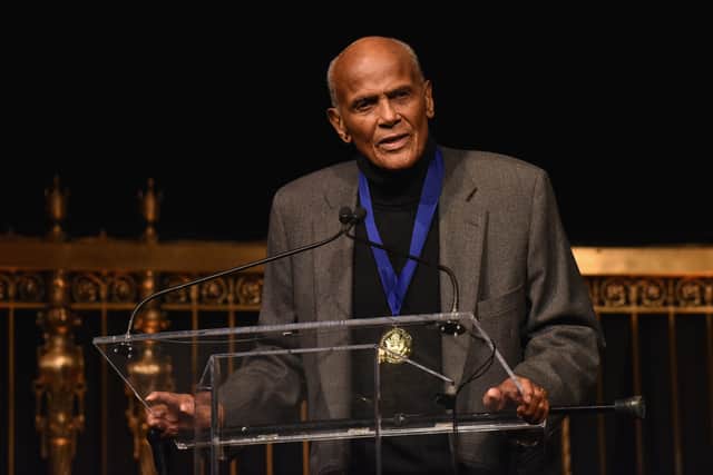 Musician Harry Belafonte receives The Lifetime Achievement Award onstage during the Jefferson Awards Foundation 2017 NYC National Ceremony at Gotham Hall on March 15, 2017 in New York City.  (Photo by Bryan Bedder/Getty Images for Jefferson Awards Foundation)