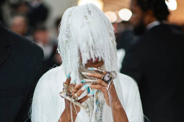 NEW YORK, NEW YORK - MAY 01: Erykah Badu attends The 2023 Met Gala Celebrating "Karl Lagerfeld: A Line Of Beauty" at The Metropolitan Museum of Art on May 01, 2023 in New York City. (Photo by Dimitrios Kambouris/Getty Images for The Met Museum/Vogue)