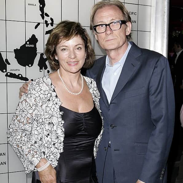 Actors Bill Nighy and his wife Diana Quick arrive at the after party following the UK premiere of "Stormbreaker" at The Hippodrome on July 17, 2006 in London, England. (Photo by Claire Greenway/Getty Images)