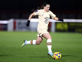 Chelsea’s Fran Kirby in FA Continental Tyres League Cup semi-final in February 2023