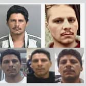 Texas police spent four days searching for Francisco Oropeza, after he allegedly shot five of his neighbours (Photos: San Jacinto Sheriff's Office)