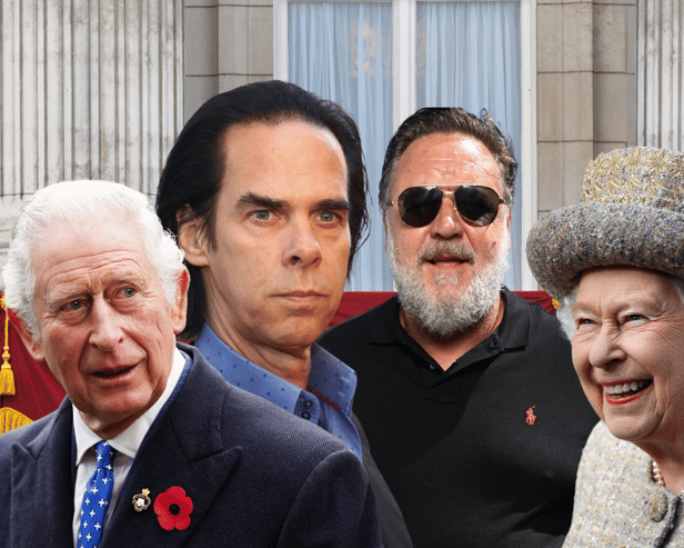 Nick Cave and Russell Crowe gave surprising opinions on members of the Royal family recently to their fans (Credit: Getty Images)