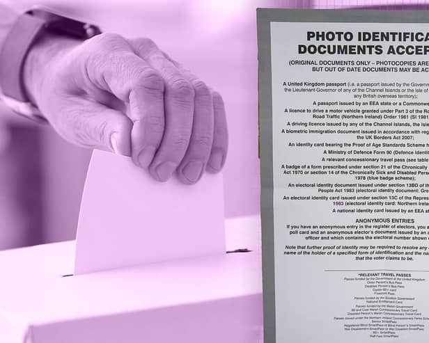 Voting is underway in local elections with photo ID required for the first time. Credit: Kim Mogg/Getty