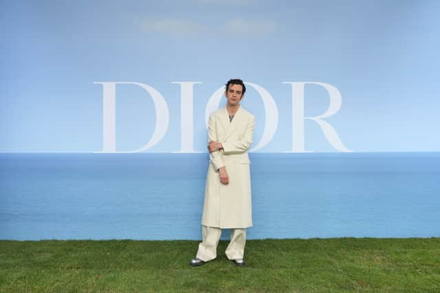 PARIS, FRANCE - JUNE 24: Matthew Healy attends the Dior Homme : Photocall - Paris Fashion Week - Menswear Spring/Summer 2023 on June 24, 2022 in Paris, France. (Photo by Francois Durand/Getty Images For Christian Dior)