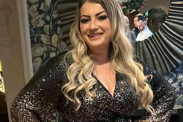 Sara said she was left ‘butchered’ and fighting for her life after undergoing botched cosmetic surgery (Photo: Sara Platt / SWNS)