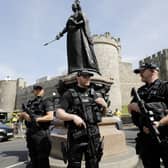Thames Valley Police has warned that there will be a "lower tolerance level" for protests and disruptions during the coronation weekend in Windsor. (Credit: Getty Images)