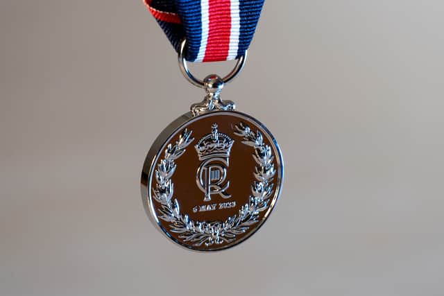 The medal is made of nickel silver (Photo: DCMS/PA Wire)