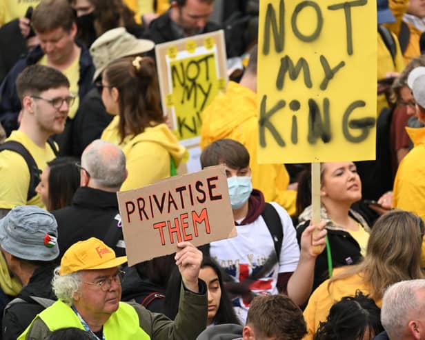 Republican protesters appear to have been arrested ahead of the King’s coronation (Photo: Getty Images)