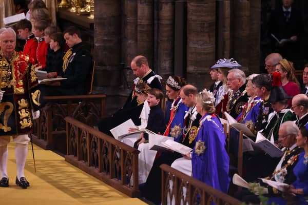 Prince Louis made an appearance at the King's coronation, breaking with ancient tradition. (Credit: PA)