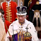 Watch the moment King Charles was crowned on the throne at London’s Westminster Abbey 