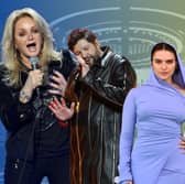 Left to right, Bonnie Tyler, James Newman, Mae Muller and Sam Ryder have all represented the UK in recent years. Image: NationalWorld/Kim Mogg/Getty