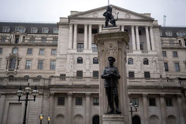 The Bank of England is set to raise its base rate to 4.5% this week (image: Getty Images)