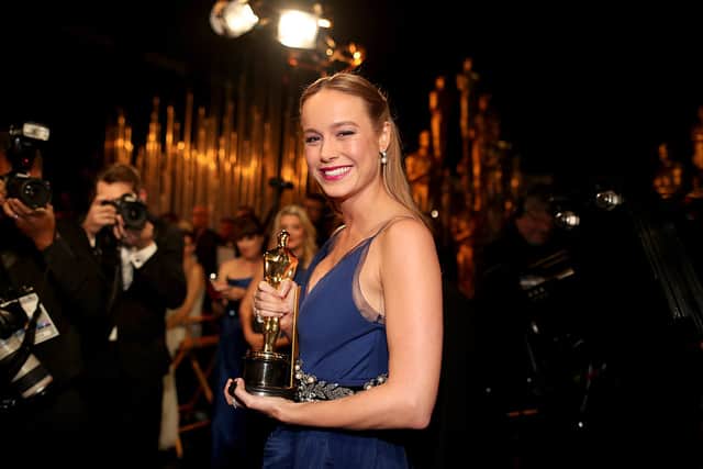 Brie Larson has made a stand at the Oscars on several occasions for survivors of SA (Pic:Getty)