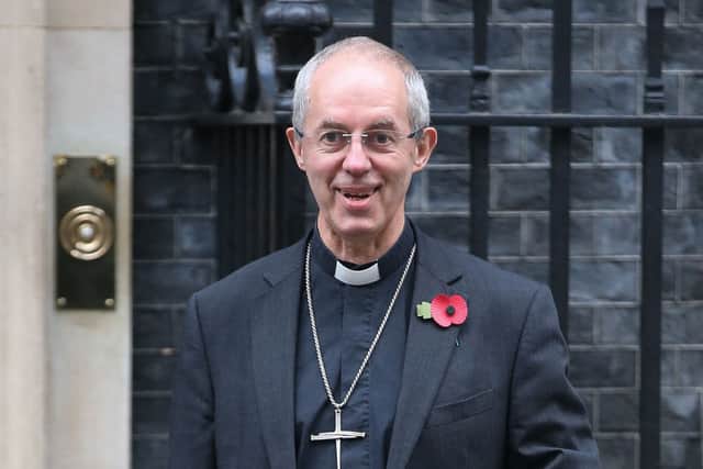 Archbishop Justin Welby has said that Rishi Sunak and Suella Braverman’s plans to ‘stop the boats’ has “too many problems for one speech.” Credit: Getty Images