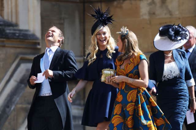 Chelsy Davy attended the wedding of Prince Harry and Meghan Markle. Photograph by CHRIS JACKSON/AFP via Getty Images)