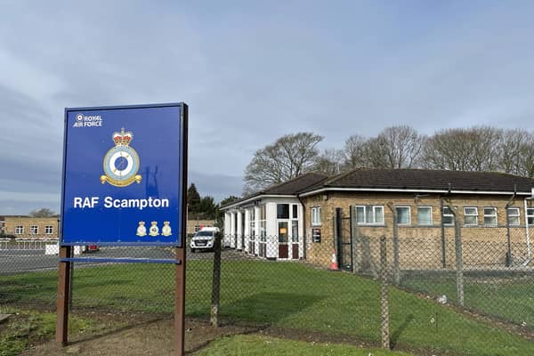 RAF Scampton, in Lincoln. The local council has lost first round of a legal fight over plans to house asylum-seekers at the ex-RAF base (Photo: PA)