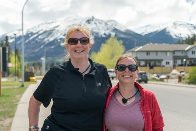 Longtime friends Tricia and Cathy emerged the winners of Race Across The World 2023 - Credit: BBC Pictures